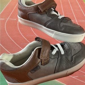 OshKosh B'gosh Pink and Purple Floral Sneakers- Size 11